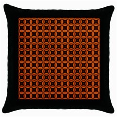 Background Texture Design Geometric Throw Pillow Case (black) by Sudhe