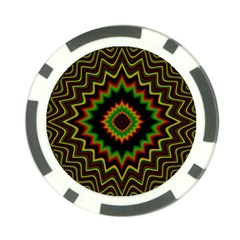 Fractal Artwork Idea Allegory Abstract Poker Chip Card Guard