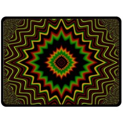 Fractal Artwork Idea Allegory Abstract Double Sided Fleece Blanket (large)  by Sudhe