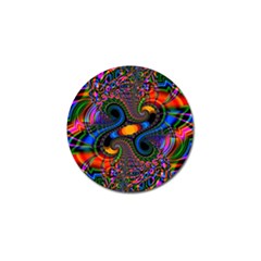 Abstract Fractal Artwork Colorful Golf Ball Marker (4 Pack) by Sudhe