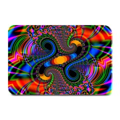 Abstract Fractal Artwork Colorful Plate Mats by Sudhe