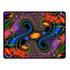 Abstract Fractal Artwork Colorful Fleece Blanket (small) by Sudhe