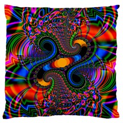 Abstract Fractal Artwork Colorful Large Cushion Case (two Sides)