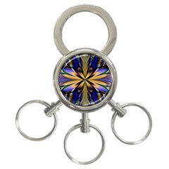 Artwork Fractal Allegory Art 3-ring Key Chain