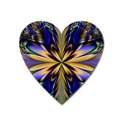 Artwork Fractal Allegory Art Heart Magnet by Sudhe