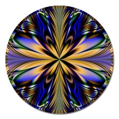 Artwork Fractal Allegory Art Magnet 5  (round) by Sudhe