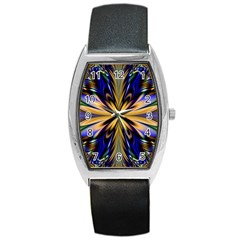 Artwork Fractal Allegory Art Barrel Style Metal Watch by Sudhe