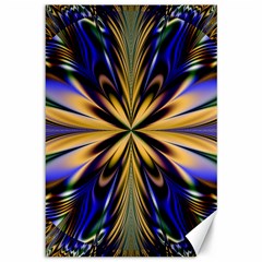 Artwork Fractal Allegory Art Canvas 12  X 18  by Sudhe