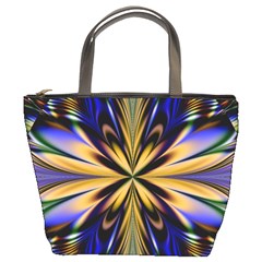 Artwork Fractal Allegory Art Bucket Bag by Sudhe