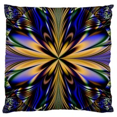 Artwork Fractal Allegory Art Large Cushion Case (one Side) by Sudhe