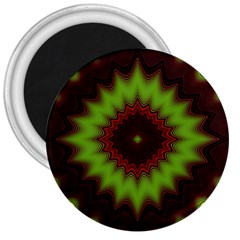 Fractal Artwork Idea Allegory Geometry 3  Magnets by Sudhe