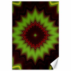 Fractal Artwork Idea Allegory Geometry Canvas 12  X 18  by Sudhe