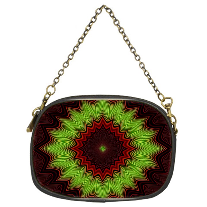 Fractal Artwork Idea Allegory Geometry Chain Purse (One Side)