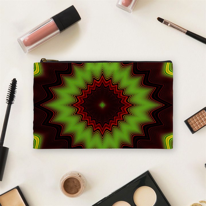 Fractal Artwork Idea Allegory Geometry Cosmetic Bag (Medium)