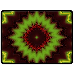 Fractal Artwork Idea Allegory Geometry Double Sided Fleece Blanket (large)  by Sudhe