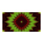 Fractal Artwork Idea Allegory Geometry Satin Wrap Front