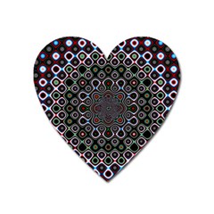 Digital Art Background Design Heart Magnet