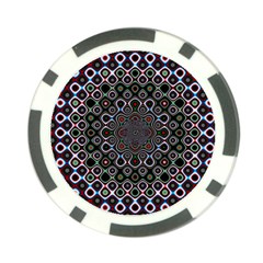 Digital Art Background Design Poker Chip Card Guard (10 Pack)