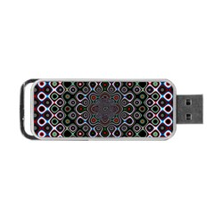 Digital Art Background Design Portable Usb Flash (two Sides) by Sudhe