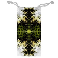 Abstract Fractal Pattern Artwork Jewelry Bag by Sudhe