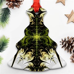 Abstract Fractal Pattern Artwork Christmas Tree Ornament (two Sides) by Sudhe