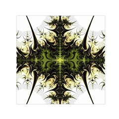 Abstract Fractal Pattern Artwork Small Satin Scarf (square) by Sudhe