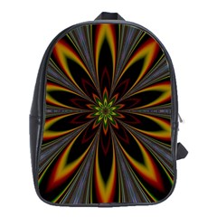 Fractal Artwork Idea Allegory School Bag (xl) by Sudhe