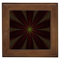 Fractal Artwork Idea Allegory Framed Tiles