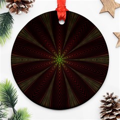 Fractal Artwork Idea Allegory Ornament (Round)