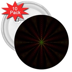 Fractal Artwork Idea Allegory 3  Buttons (10 pack) 