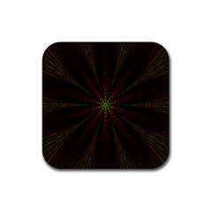 Fractal Artwork Idea Allegory Rubber Coaster (Square) 