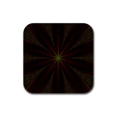 Fractal Artwork Idea Allegory Rubber Square Coaster (4 pack) 