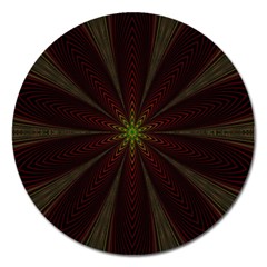 Fractal Artwork Idea Allegory Magnet 5  (Round)