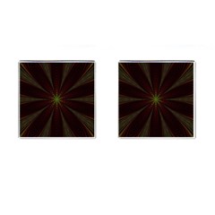 Fractal Artwork Idea Allegory Cufflinks (Square)