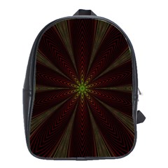 Fractal Artwork Idea Allegory School Bag (Large)