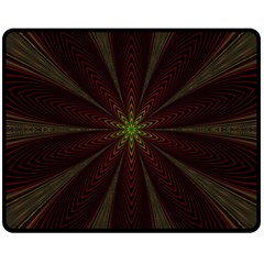 Fractal Artwork Idea Allegory Double Sided Fleece Blanket (Medium) 