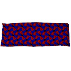 Background Texture Design Geometric Red Blue Body Pillow Case (dakimakura) by Sudhe