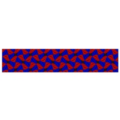 Background Texture Design Geometric Red Blue Small Flano Scarf by Sudhe