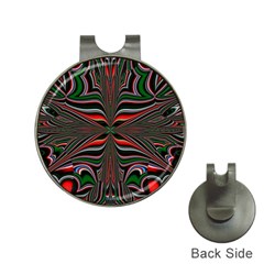 Abstract Art Fractal Art Pattern Hat Clips With Golf Markers by Sudhe