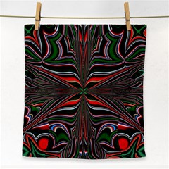 Abstract Art Fractal Art Pattern Face Towel by Sudhe