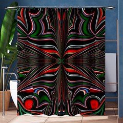 Abstract Art Fractal Art Pattern Shower Curtain 60  X 72  (medium)  by Sudhe