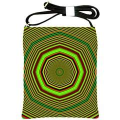 Fractal Artwork Idea Allegory Shoulder Sling Bag by Sudhe