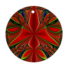 Abstract Abstract Art Fractal Ornament (round) by Sudhe