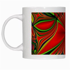 Abstract Abstract Art Fractal White Mugs by Sudhe