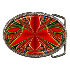 Abstract Abstract Art Fractal Belt Buckles by Sudhe