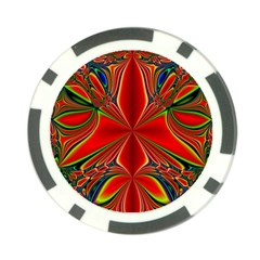 Abstract Abstract Art Fractal Poker Chip Card Guard