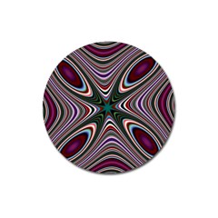 Abstract Artwork Fractal Background Magnet 3  (round) by Sudhe