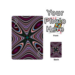 Abstract Artwork Fractal Background Playing Cards 54 Designs (mini) by Sudhe