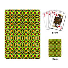 Background Pattern Geometrical Playing Cards Single Design (rectangle) by Sudhe