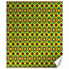 Background Pattern Geometrical Canvas 8  X 10  by Sudhe